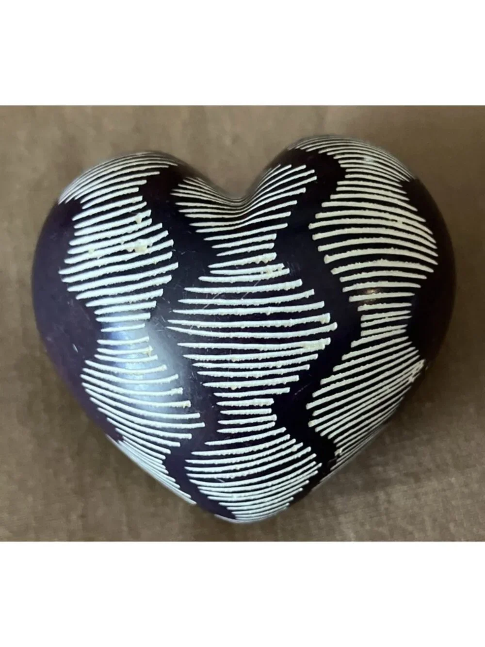 Lot Of 6 Heart Shape Stone/Marble Hearts 1”-3” Paperweights-Decor